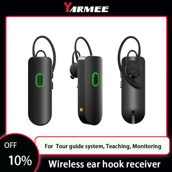 Radio Yarmee Ear Hook Wireless Guide Guide System System System System Radio Guide System Pretiver для обучения переводу в путешествии