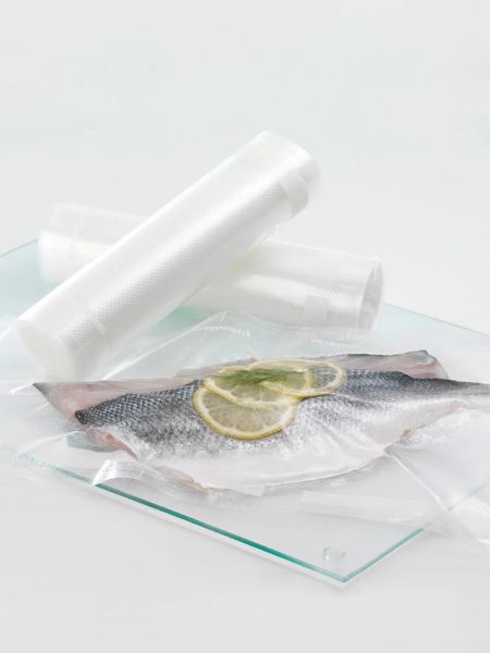 Sacchetti per sigillatore per aspirapolvere alimentari per sous vide sacchetti di stoccaggio da cucina sale per cucine sacche di imballaggio sotto vuoto senza bpa strumenti da cucina 20 cm*rotolo da 500 cm