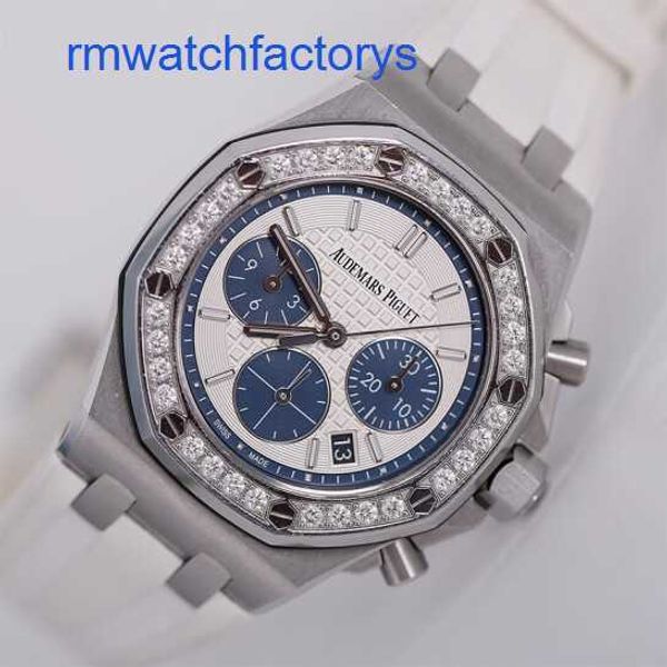 Orologio da polso ad immersioni AP Epic 26231 Royal Oak Panda Face Womens Fine in acciaio Diamond Orologio automatico Macchine Swiss Orologio Swiss Orologio di lusso