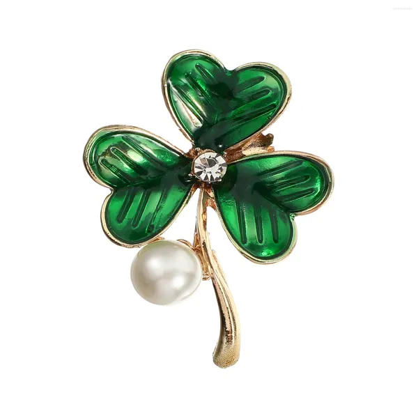 Broschen Accessoires Brosche Miss dekorative Pins Shamrock Badge St. Patrick's Day