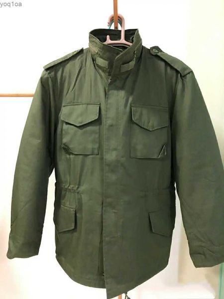 Jackets masculinos Luxo M65 Mens jaqueta militar Jaqueta de exército Campo forro ao ar livre Parque de algodão da primavera Autumn Winter Hucking Jacketl2404