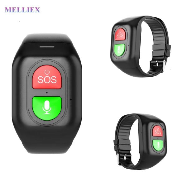 Orologi per la rilevazione autunnale SOS GPS Track LBS 4G smartwatch uomini anziani anziani smart watch frequenza cardiaco bracciale di fitness senior