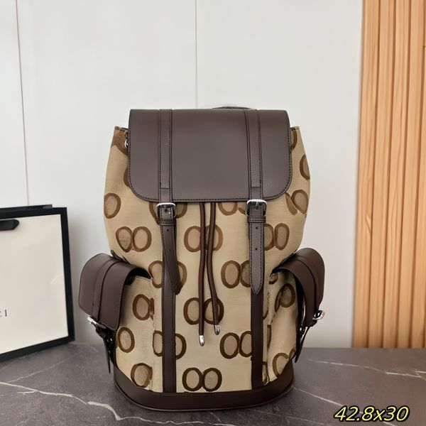 Top -Quality Designer Rucksack Luxus Designer Rucksack Männer Frauen Reisen Rucksack Mode beschichtete Leinwand Leder Camping Bag Wandertasche Schulbag Rucksack Rucksack Rucksack