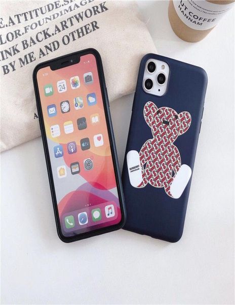 Designer Brand Phone Case per iPhone 11 Pro Max XS XR X 6 7 8 Plus Silicone Case3945684