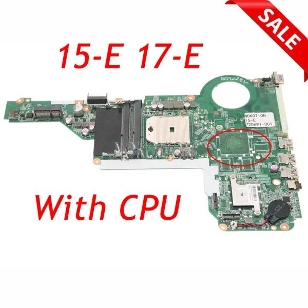 Placa -mãe NokOtion 720691001 720691501 DA0R75MB6C0 REV C PODER LAPTOP