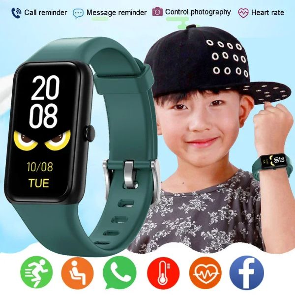 Braccialetti 2024 Bracciale silicone per bambini Smartwatch Sport Sport Fitness Tracker Orologi per ragazzi Girls Girl Waterproof Child per Xiaomi