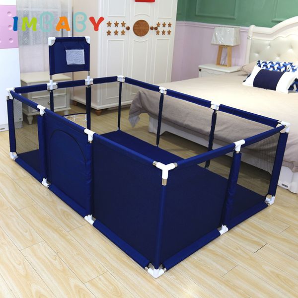 Imbaby Baby Playpen Одинокая дверь детская игровая площадка баскетбольная футбол Футбол Детский забор мяч ямы для детей для детей парка шарики