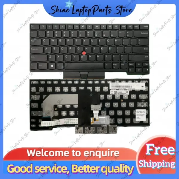 Teclados teclados dos EUA para Lenovo IBM ThinkPad T470 T480 A475 A485