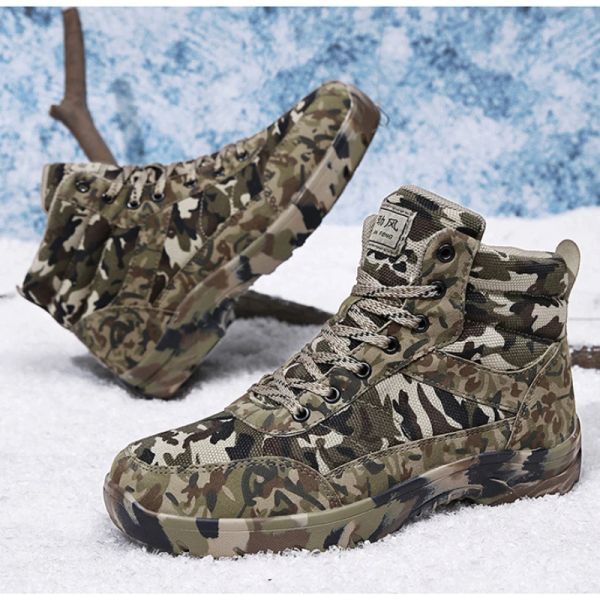 Stiefel warme Wanderschuhe Winter im Freien Tarntarter Wüste Militär nicht schlau 2021 bequeme Wear -Resistante Boot Trekking Tactical Schuh