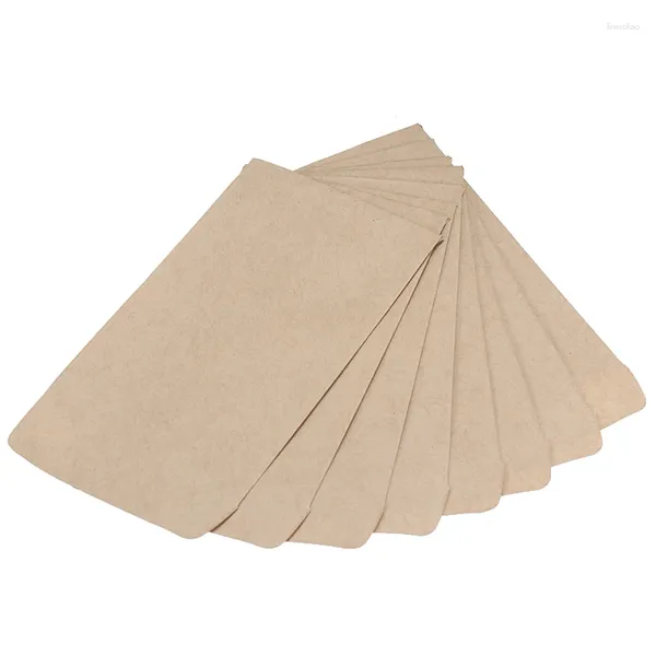 Stume da stoccaggio 100 pezzi da 100 pezzi da 10x6cm sapa in stile misto e carta colorata kraft artigianato decorazione fai -da -te confezione da regalo per ospiti carino compleanno