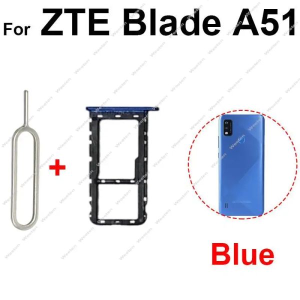 Vesto della scheda SIM per ZTE Blade A51 A71 SIM SEP SHORD SHOUP CARD SOSTITUZIONE LETTORE