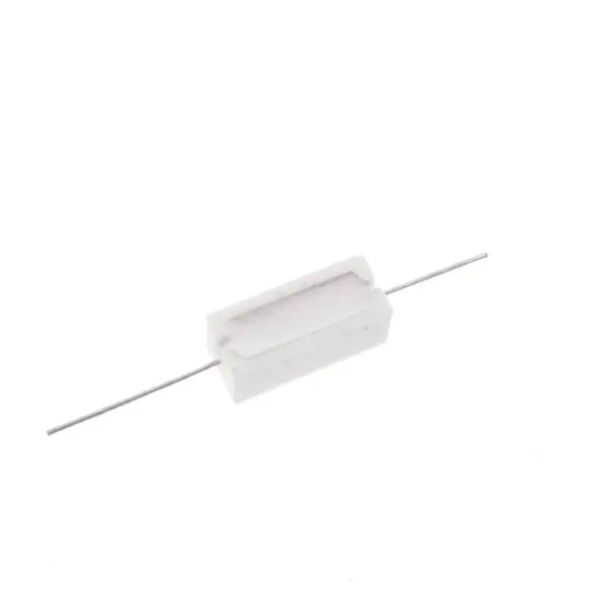 10pcs Resistor de cimento RX27 5WATT SQP 0,1 0,15 0,22 0,25 0,33 0,47 0,5 1 1,5 2 2,2 3 4,7 5 10 20 22 33 47 51 100 300 470 1k ohm