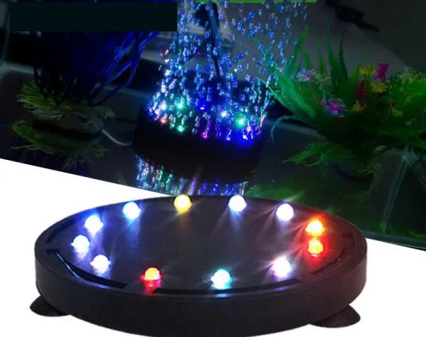 Nuovo illuminazione corlorosa sull'illuminazione a LED Acquario DECORATIVO LUMI DI BASK ATQUILIO Acqua ARICA ARIAME Utilizzato con la pompa dell'aria