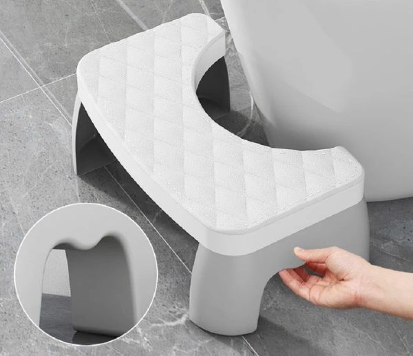 1 PCs Toilettenruhrhocker entfernbarer Nicht-Schlupftoiletten-Sitzhocker tragbarer Hockelhocker Home Erwachsene Badezimmerzubehör