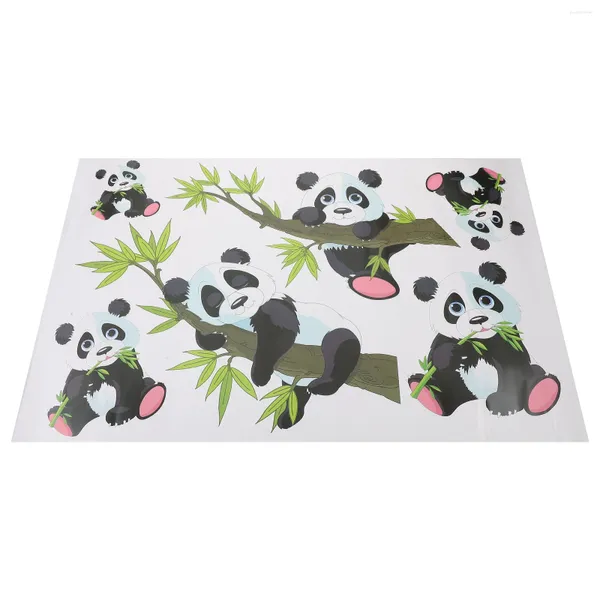 Tapeten Panda Wandkleher Schale und Stick -Aufkleberraum Thema