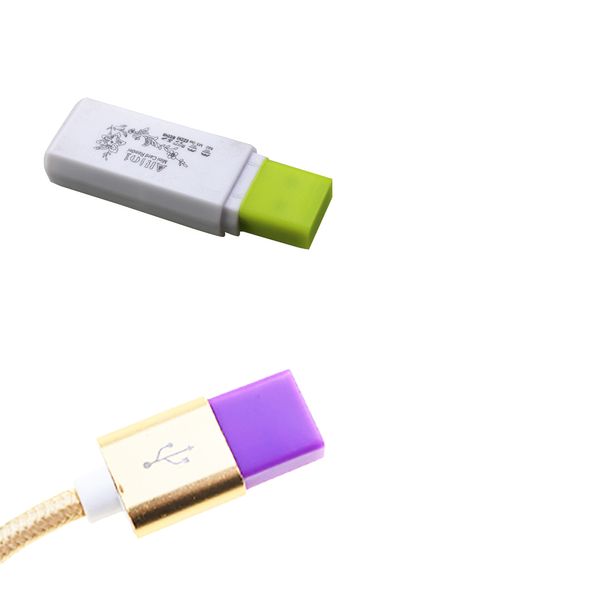Yuxi 10pc USB Cover de poeira masculino Silicone Anti-pow Plug Stopper Tampa de tampa de tampa da tampa da linha de dados do consumidor Stopper de cabo