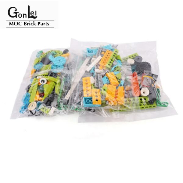 276pcs/çanta moc yapı taşları tuğlalar teknik kirişler dişliler aks ve konektörler 45300 wedo 2.0 çekirdek set diy oyuncakları için parça kiti