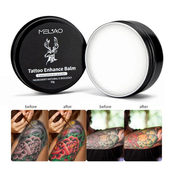 Melao Ink Protect Color Enhancement Tattoo Heilung Aftercare Balm Tattoo Feuchtigkeitscreme Creme Tattoo Erhöhen Sie den Balsam mit Sheabutter