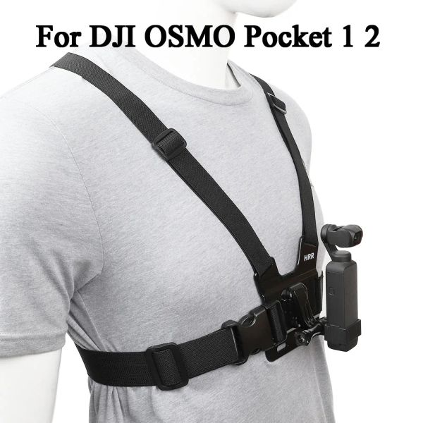 Acessórios Montar o chicote de arnês Chesty tira para DJI Osmo Pocket 1 2 câmeras estabilizadoras de cardan com acessório de caixa do suporte do adaptador