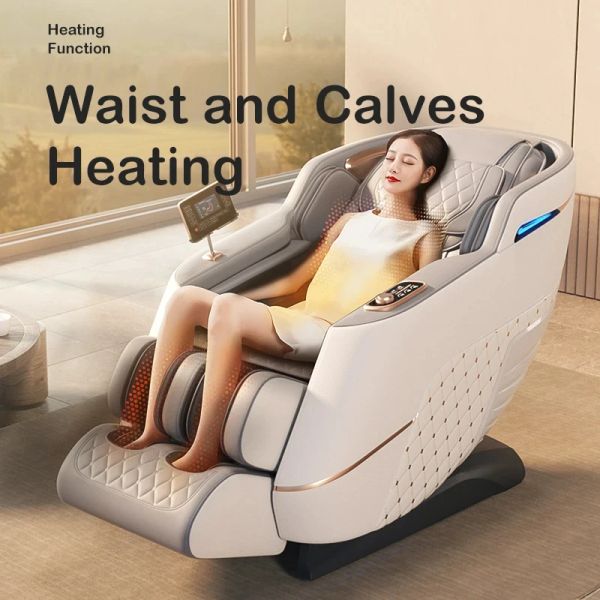 Cadeira de massagem corporal novo modelo de escritório doméstico aquecimento elétrico Aconsando amassando luxo zero gravidade reclinável cadeira de massagem