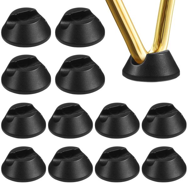 16 PCS Protetores da perna da mesa de cabelo Pés Ferramentas de fixação de pegadas de cadeira apertadas para as pernas de espuma de móveis de mesa de café de metal pernas