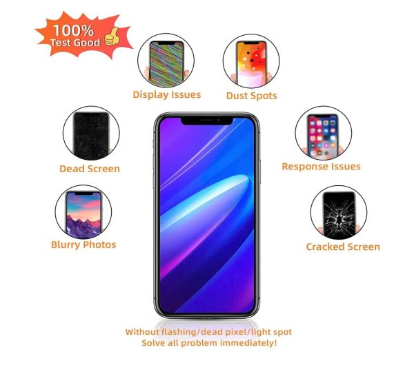 OLED für iPhone 14 14Plus Display LCD -Bildschirm Ersatz Mobilfunkglasreparatur Digitalisierer 6,1 Zoll Touchscreen mit Reparaturkit
