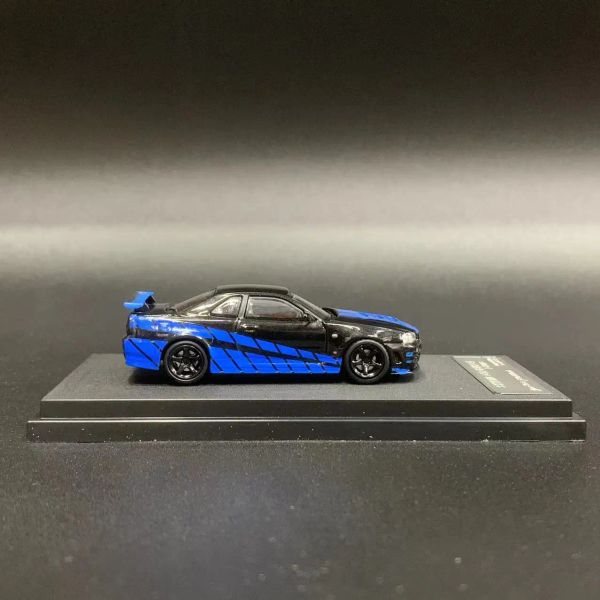 Hunters di posizione 1:64 Model Car Skyline GT-R R34 NISMO Z-TUE ALLOY VEICOLO