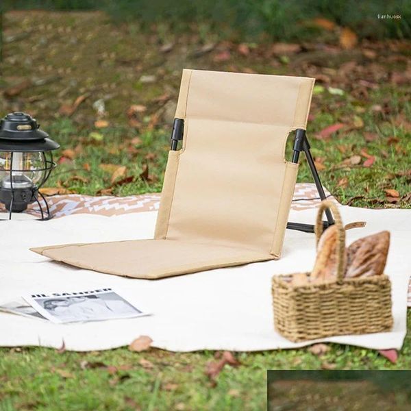 Camp Furniture Outdoor Fold Cam Stuhl tragbare Hockerfischerei Rückenlehne Sitzbank Vorräte Drop Lieferung Sport im Freien Camping Dheub
