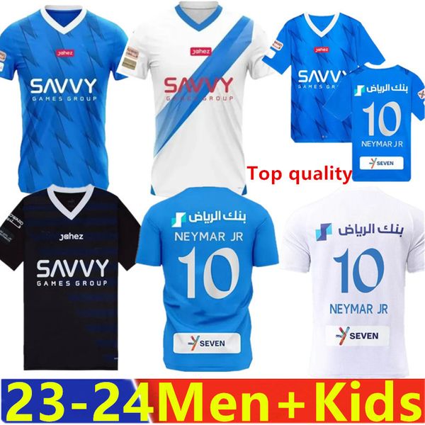 2024 Jersey Moon Designer Jersey Yeni Riyadh Boyut Neymar Yaz Kısa Kollu Futbol Profesyonel Eğitim Takım Yetişkin ve Çocuklar s set ET