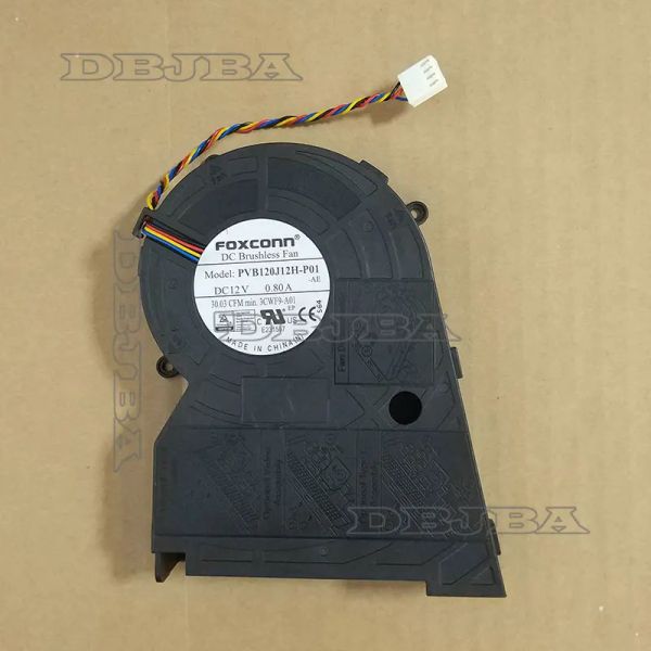 PADS Foxconn için CPU Fan PVB120J12HP01 DC12V Dell Optiplex 5060 Soğutma Fanı için 0.80A 4pin