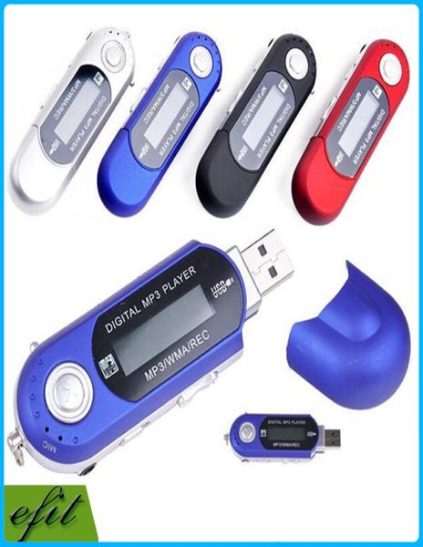 Mini USB Digital Mp3 player com TF Card Reader LCD Screen Flash Music Player WMA Rec FM Radio AAA Bateria Múltipla Linguagem5474827