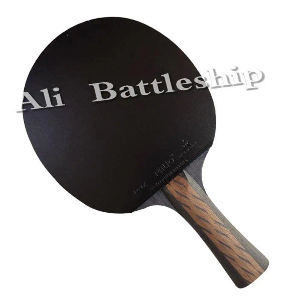 Pro Table Tennis Pingpong Raccolto combinato Palio Tct Ti Blade con 2x Palio Ak 47 Blue Matt Rubri Scuotini Muovi lunghi FL