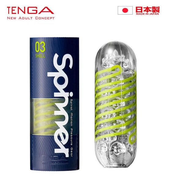 Tenga Spinner männlicher Masturbation 03 Shell Stroker Muschi Sexspielzeug für Männer Vagina Real Pocket Pussy Masturbator Künstliche P08256808927