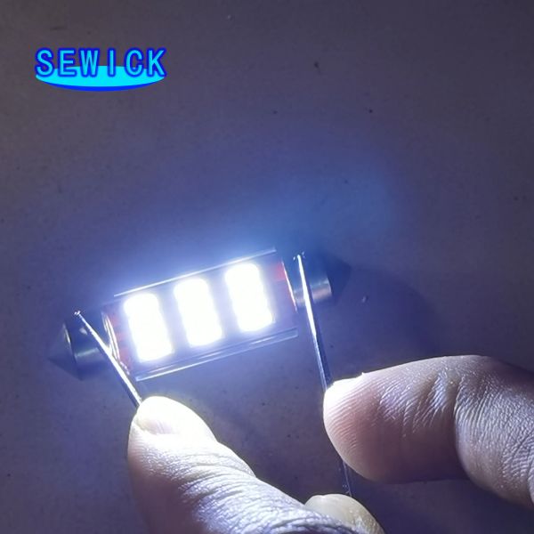 Desconto 100pcs c5w canbus sem erro luz automática 12smd 4014 LED 31mm 36mm 39mm 41mm Lâmpada de cúpula interior de carro Leitura de lâmpada branca 12V