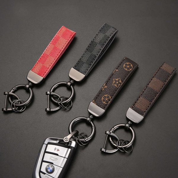 Trendiger und kreativer Schlüsselbund, Lederseil, Trendy Brand Keychain