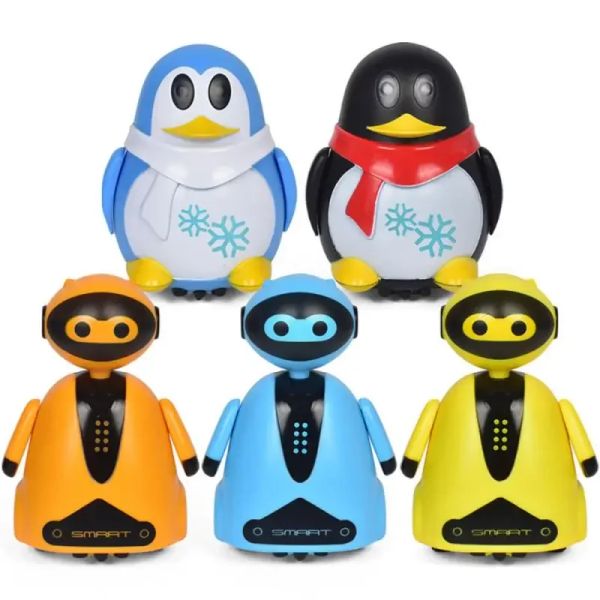 Ziehlinien folgen Spielzeug kreative induktive elektrische Roboter Auto Folgen Sie jeder Linie, die Sie Roboter Penguin Spielzeug Bildungsspielzeugkindergeschenke zeichnen