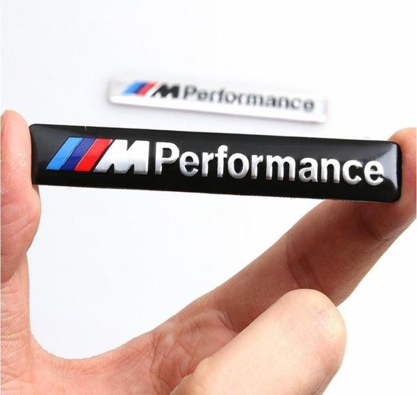 Metal M Emblem Badge Sticker Motorsport Power per BMW M3 M5 X1 X3 X5 X6 E36 E39 E46 E30 E60 E60 E92 Serie Metal 3D Etichettatura stereo3837029