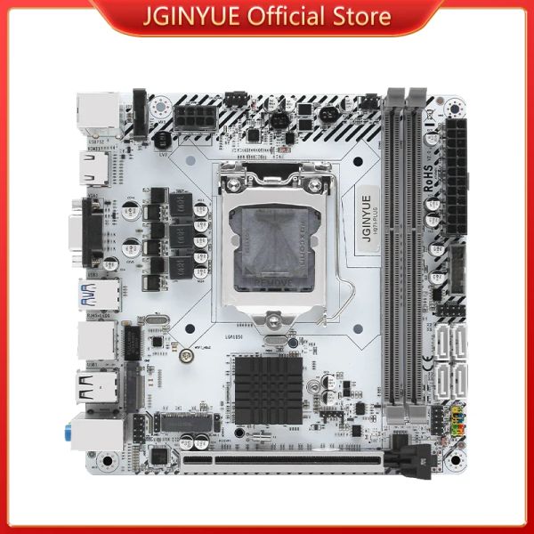 Madri JGINYUE H97 ITX LGA 1150 Motherboard Intel I3 I5 I7 E3 CPU DDR3 1600MHz 16GB M.2 NVME SATA USB3.0 VGA HDMI MiniItx H97i Plus