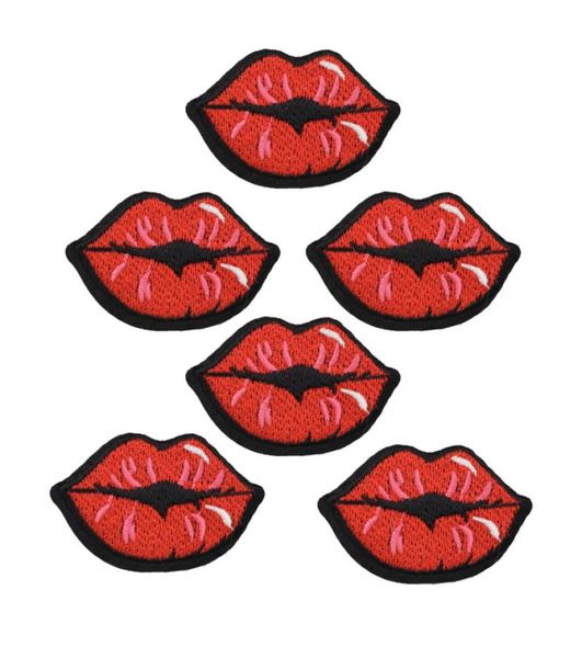 10pcs fransız öpücük rozetleri kıyafetler için yamalar demir işlemeli yama aplike demir dikme yamalar üzerinde dikiş aksesuarları için aksesuarlar5965386