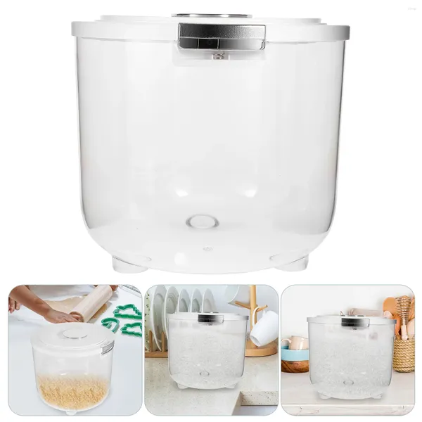 Speicherflaschen Dispensador Para Arroz Reisbehälter Eimer/Reisbox Behälter Lebensmittelspender Kunststofffleisch
