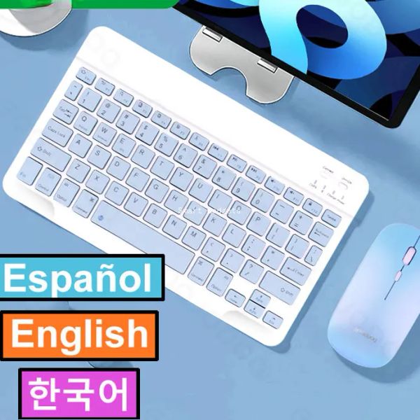 Combos koreanische drahtlose Tastatur und Maus -Bluetooth -Tastatur für PAD Pro 12 2021 Tecaldo Bluetooth für Xiaomi Samsung Pad Keyboards