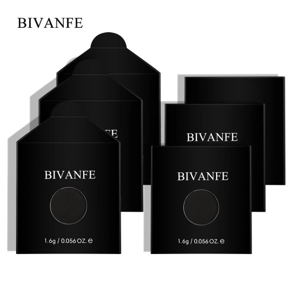 Bivanfe Eye Shadw Cosmetics trucco singolo ombretto opaco impermeabile nero