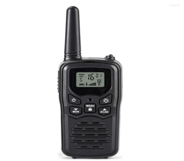 Walkie Talkie Mini Handheld Radio для открытого кемпинга 22CH UHF 4469375 МГц до 8 км портативного интерфейона 3240647