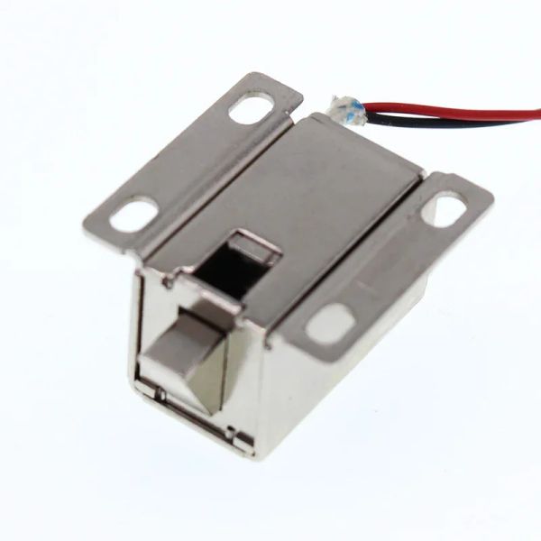 12V-0.43A Piccoli armadi elettromagnetici Armadi di stoccaggio Mini Bulling elettrico File cassetto del cassetto per bulloni elettrici Mini bullone elettrico