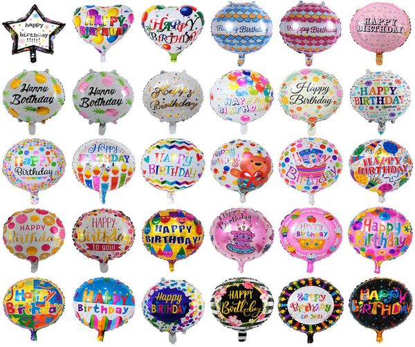 45 cm şişme doğum günü partisi balonlar dekorasyonlar Bubble helyum folyo balonlar çocuklar için karikatür çiçek oyuncakları whle4676759