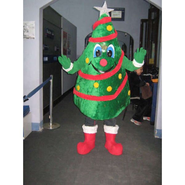 Maskot Kostümler Köpük Ağacı Karikatür Peluş Noel Süslü Elbise Cadılar Bayramı Maskot Kostüm