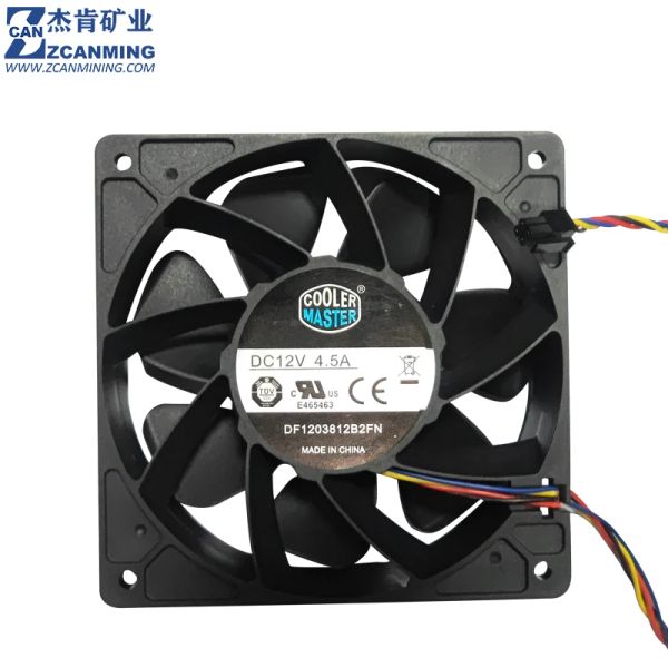 Maestro di raffreddamento a catena/minatore DF1203812B2FN DC12V 4,5A Ventola di raffreddamento per Avalon Miner A841A851 A911 A920 A921 A1046 A1166 A1246 A1366