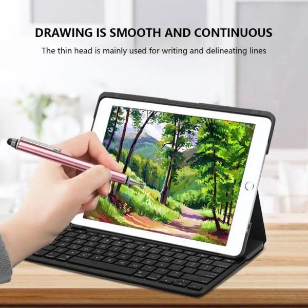 Stiftstift für Telefon 2in1 Kapazitiver Stift Touch Stift Tablet Surface Stift zum Zeichnen von Bildschirmstile für Laptop