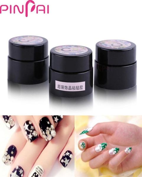 Nail art Rhinestone Glue Testa per unghie Adesivi di gioielli per gel per ghiotti per ghiolo per gel di gel di gelo salone fai da te utensili super stick G122292Y9209813