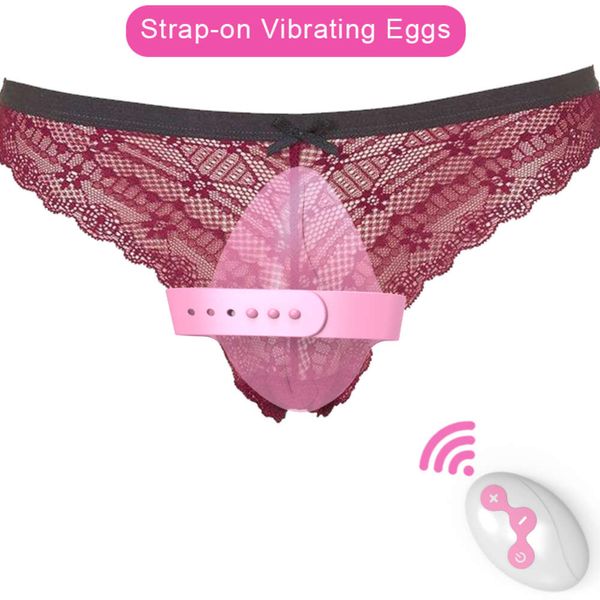 Remoto Control Strapon Panty Vibrator Sexy Toys per donna stimolatore clitoride erotico wireless adulti vibratori proiettili donne